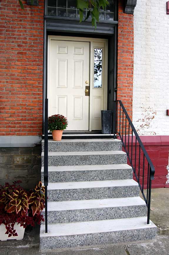 installed steps in Watervliet